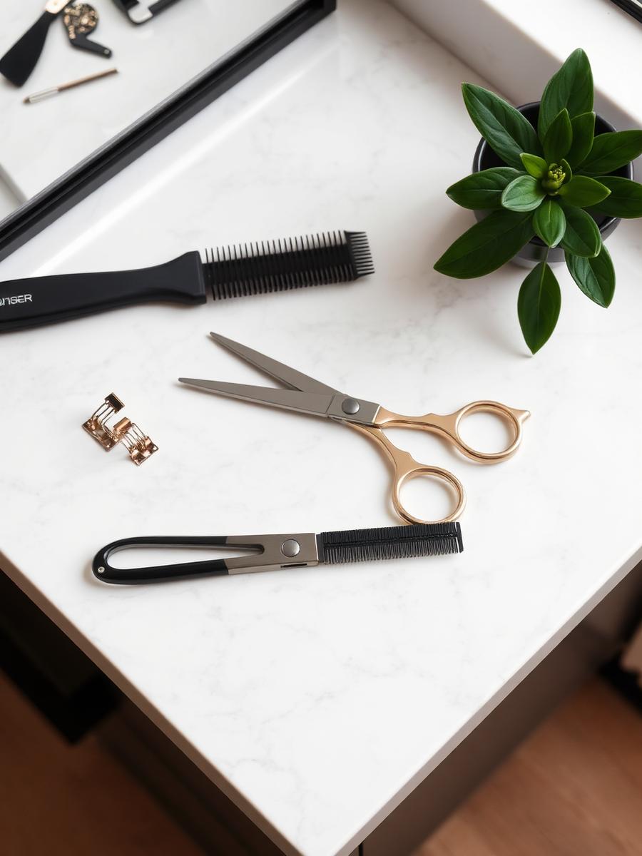 Werkzeuge des Friseurs