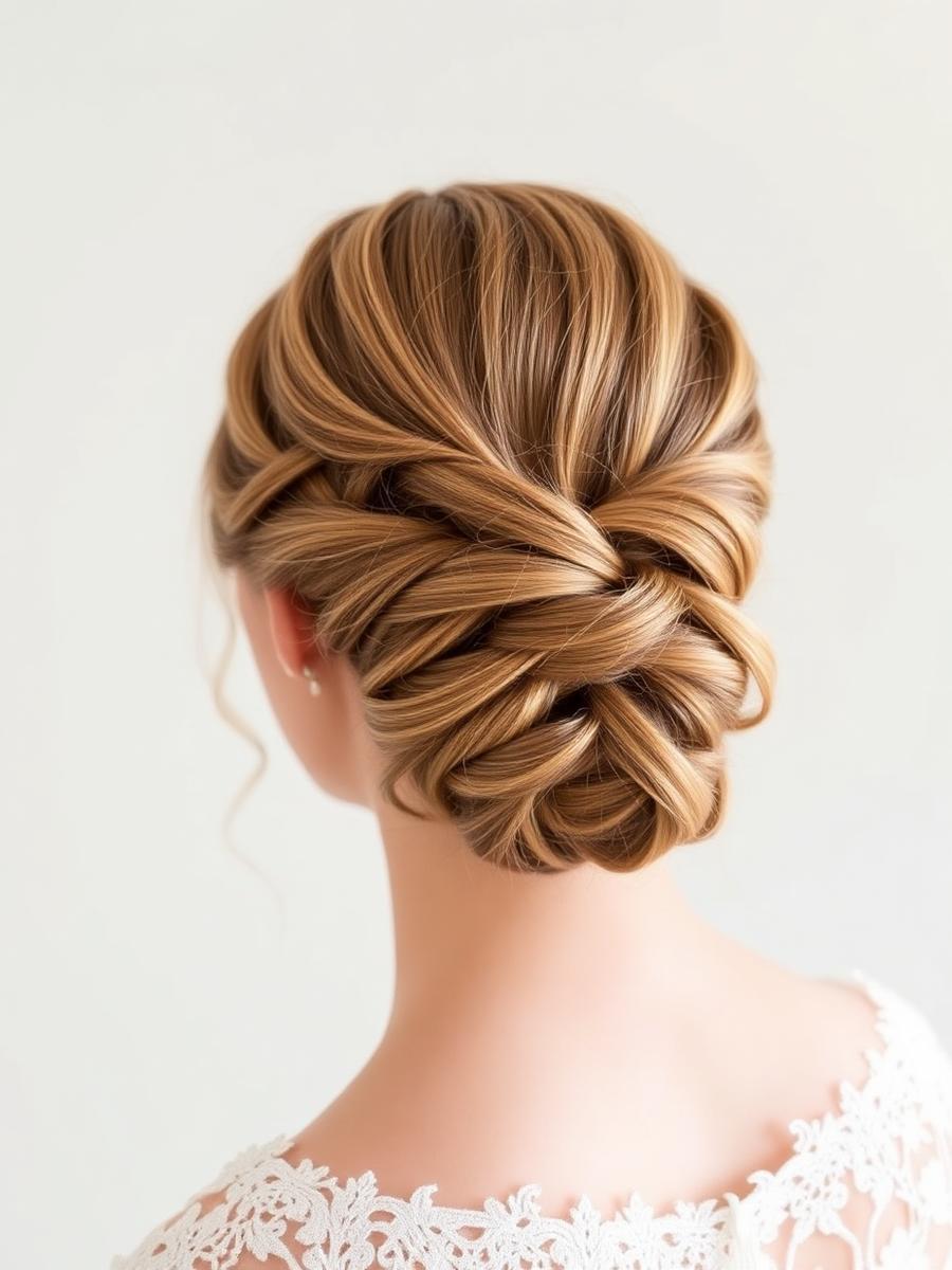 Eleganter Braut-Updo